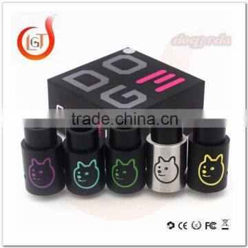 China supplier  express dog3 rda clone meth vapor atomizer electronic clone dog v3 rda pink color www.x rda wholesale