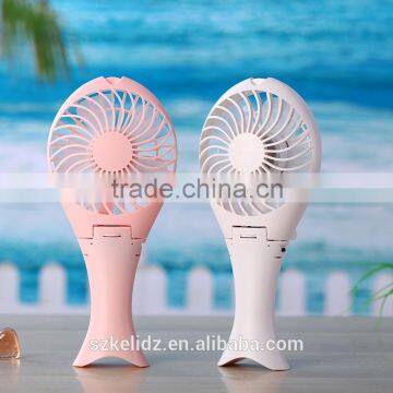 2016 New design mini handheld cooling fan, portable usb charging fan