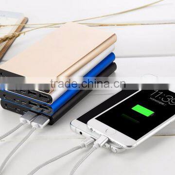 Custom Logo Ultra Thin Mobile Power Bank Universal 10000mah Portable photo-2