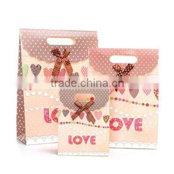 brown paper bag printing, die cut handle paper full colour printing