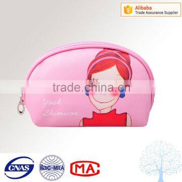 Wholesale PU Cosmetic Bag With Long Zipper photo-2