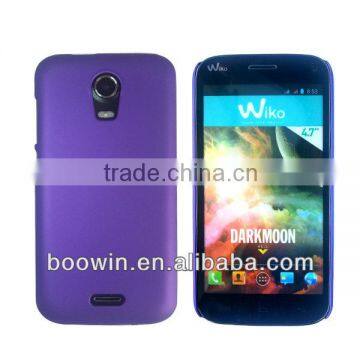 for wiko darkmoon high quality purple rubber painting case factory price