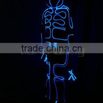 DMX512 controlled Tron dance costumes, hyper synchronous tron dance costumes