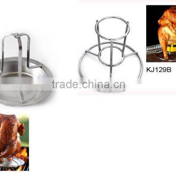 Stainless Steel Vertical Roaster Barbecue Beer - Can Chicken Cooker