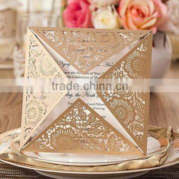 More Colors Personalized Card Laser Cut Wedding Invitations