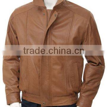 high quality Men short body Leather jackets