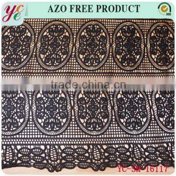 Beautiful Chemical Lace Embroidery Hand Embroidery Net Fabric for Wedding Dress photo-2