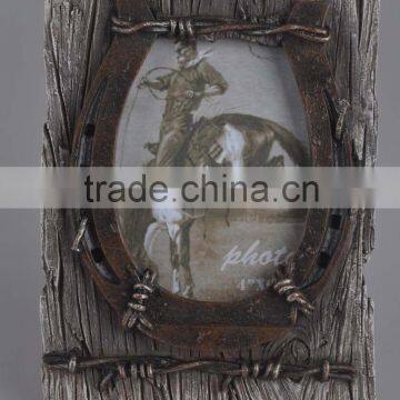 Cowboy Cross Necklace Photo Frame Polyresin Home Decor photo-5