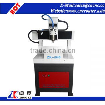 Mini CNC Router Machine For PCB Drilling And Milling ZK-4040 400*400MM Stepper Motor Ball Screw Transmission