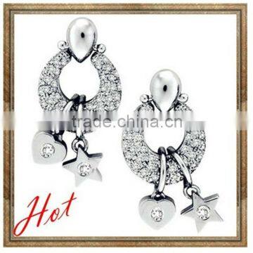 2013 jewely fashion stanless steel jhumka earrings wholesale