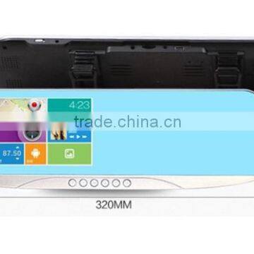 Wiring Free No Interference Wireless Wifi 5.0 Inch Full HD Car Dvr Gps Rear View Mirror Reverse Camera photo-4