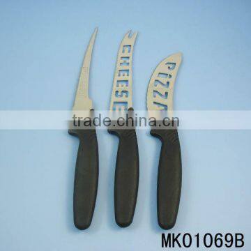 3 pcs pizza and cheese knife