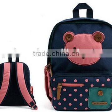 2014 china suppier polyester backpack fashion lady designer cute wholesale backpack bags