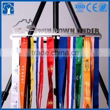 Custom logo stainless steel sports medal hanger display, medal hanger