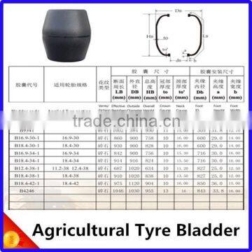 B18.4-34 Agricultural Tyre Curing Bladder Customized Demand