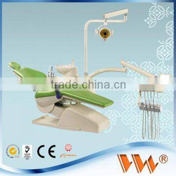 vw-806 down mounted dental chair portable dental unit with weak and strong suction