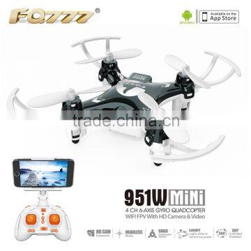 FQ777 wholesale mini rc drone fpv quacopter with hd camera waterproof 6 axis gyro rc 2.4g quadcopter wifi control rc helicopter