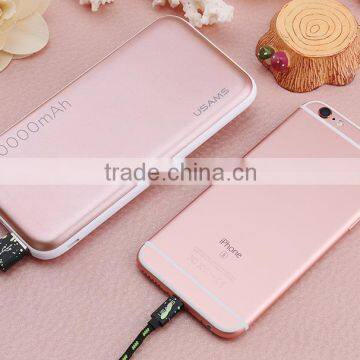 USAMS 10000mAh Cube Series Double 2 USB Power Bank External Battery Power Box photo-6