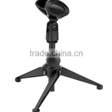 Table microphone stand,Desktop microphone stand,Professional Adjustable Tripod Microphone Stand