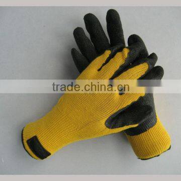 10G string knit latex chemical working safety glove