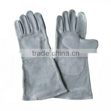 cow split leather welding glove