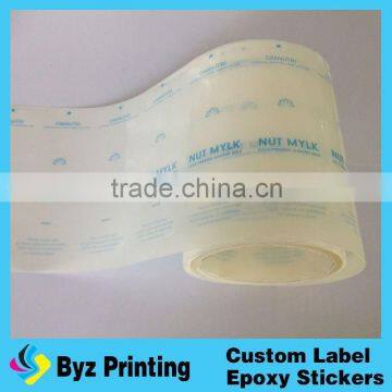 Waterproof Custom Vinyl Logo Sticker, Color Printed PVC Transparent Plastic Sticker Sheet