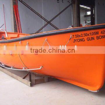 OPEN FRP LIFEBOAT FOR SALE