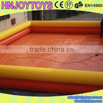 Double layer giant inflatable deep pool