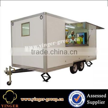 mobile fast food kitchen vending truck trailer kiosk design for hot food