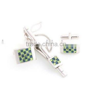 Men's fashion tie bar & cufflinks