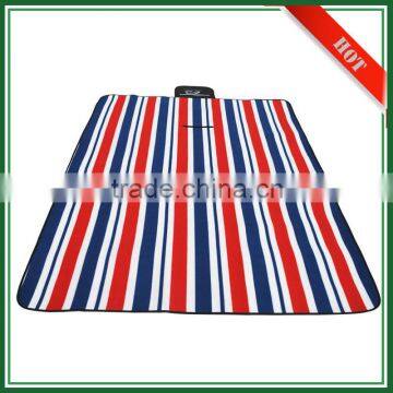 Promotional Trave Fleece Fold Up Camping Waterproof Outdoor Blanket