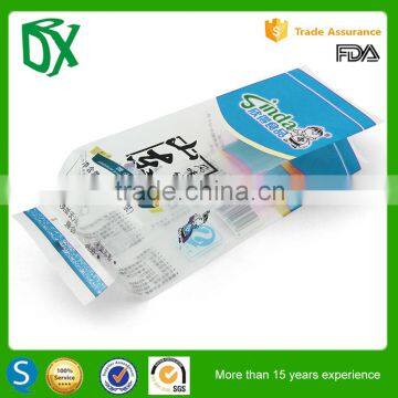custom printed heat seal clear plastic food bags for cookies packaging from china market