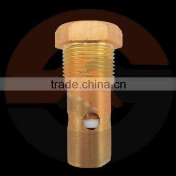 Brass Color Metal Air Compressor Replacement One Way Check Valve