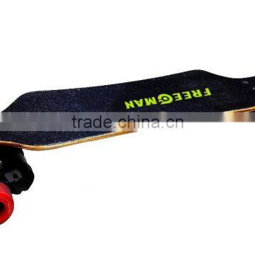 Most welcomed Freeman unique designed 2*1800w outside motor 4wheels electric skateboard hoverboard