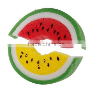 watermelon bath sponge