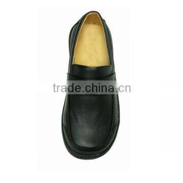 Bulk Wholesale 93G093 Slip-on Artificial Leather School Shoes for Boys photo-2