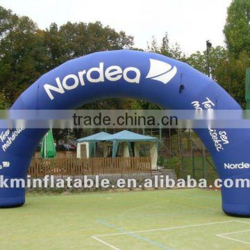 blue outdoor event entrance inflatable advertising arch