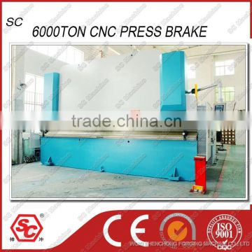 2015 hot sale high quality 6000mm hydraulic cnc press brake, hydraulic metal sheet bending machine