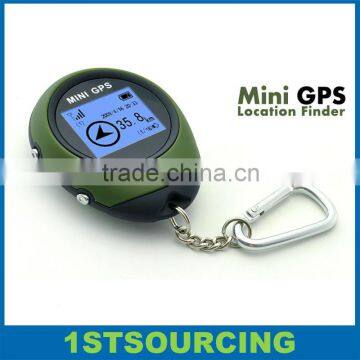 Outdoor Mini GPS Receiver GPS Logger Mini GPS Keychain Location Finder