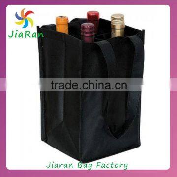 Foldable Green 6/4Pcs Bottle Non Woven Tote Bag