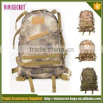 600D multi purposes water proof camouflage tactical compass backpack