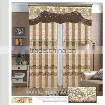 New Polyester Jacquard Curtain Fabric European Jacquard Fabric photo-2