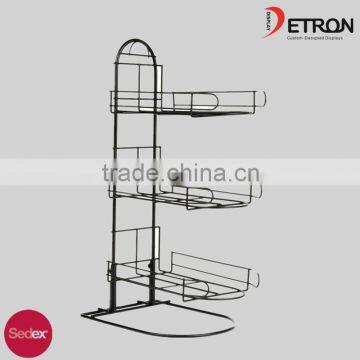 Display rack baseball cap display rack,fashion metal display stand for cap