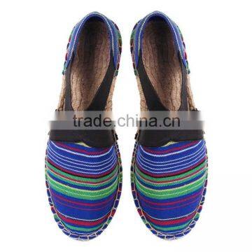 Ethnic Trend Slip on Fashion Hemp Shoe Jute Sole Ladies Flat Shoes Women Shoes 2016 Espadrille