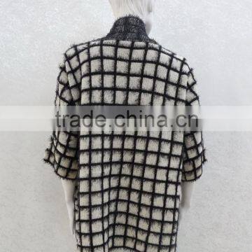 Women's Fashion Knitted Cardigan in Father Yarn photo-2