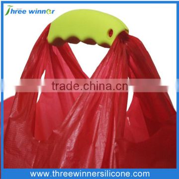 Handle for bag silicone shopping bag carrying handle