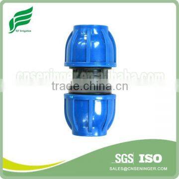 Equal Straight Coupling PP Compression Fitting