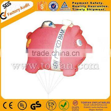 2015 hot sale inflatable pig helium balloon F2016