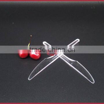 Healthy PP Material Plastic Tableware Cake Dessert Knife photo-3