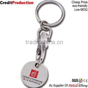 Newly Shopping Enamel Trolley Coin Keyring